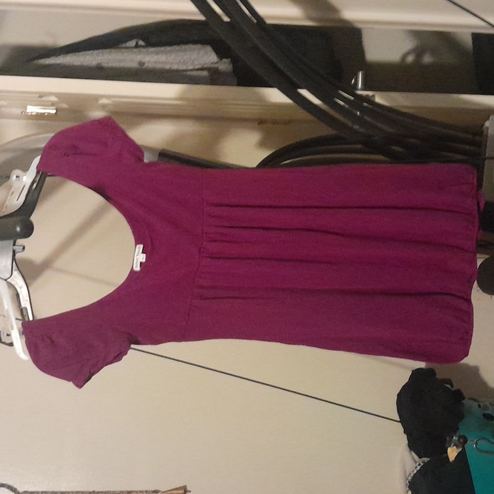 Used woman's purple dress size large.